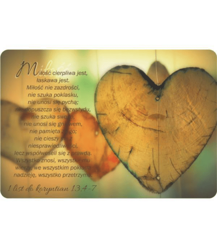 Magnes na lodówkę Hymn o miłości (Zdjęcie 1)