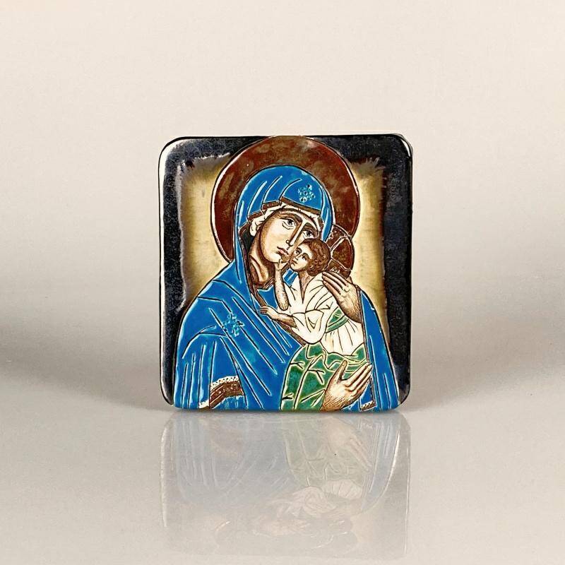 Ikona Matki Bożej Eleusy 13,5cmx14,5cm