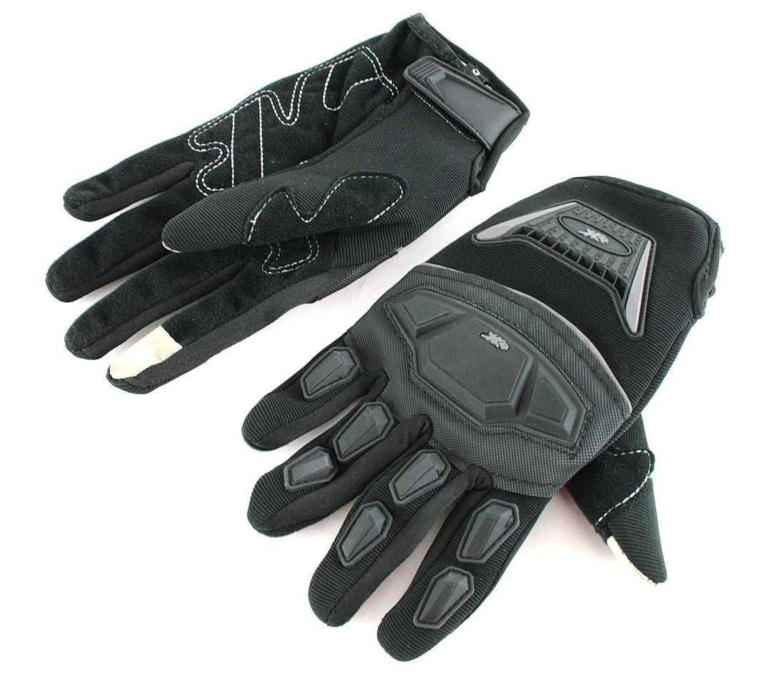 Rękawiczki moto. V-02S- XL czarne ekran (Zdjęcie 1)