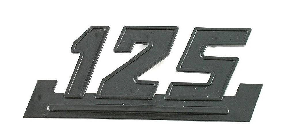 Emblemat- WSK 125 na bok- czarny