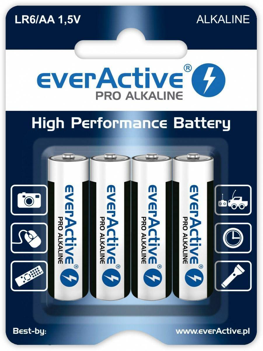 Bateria LR6/AA 1,5V everActive  4szt.