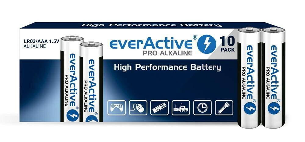 Bateria LR03/AAA 1,5V everActive 10szt.