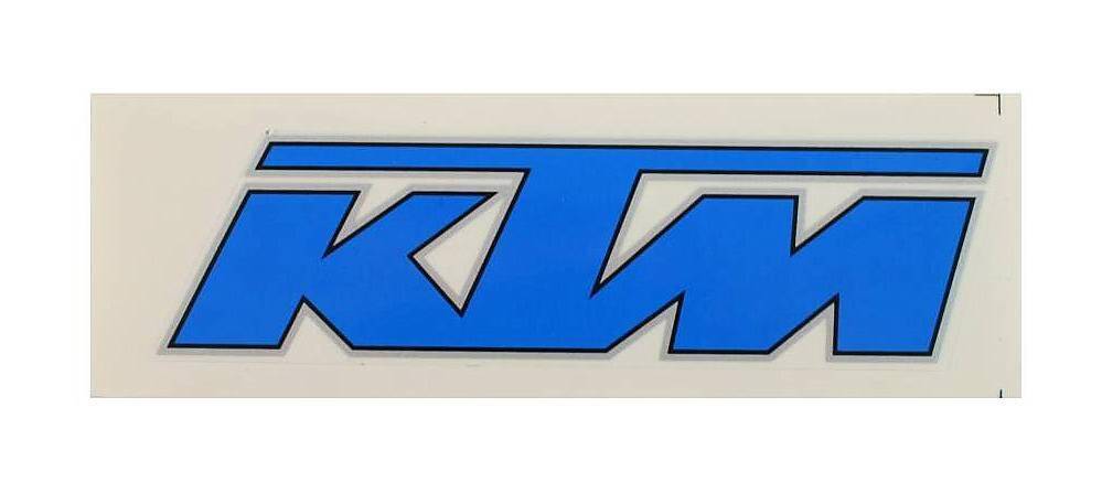 Naklejka KTM- niebieska (Zdjęcie 1)