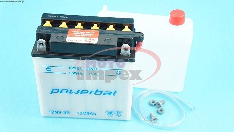 Akumulator 12N  9-3B 12V 9Ah Powerb.