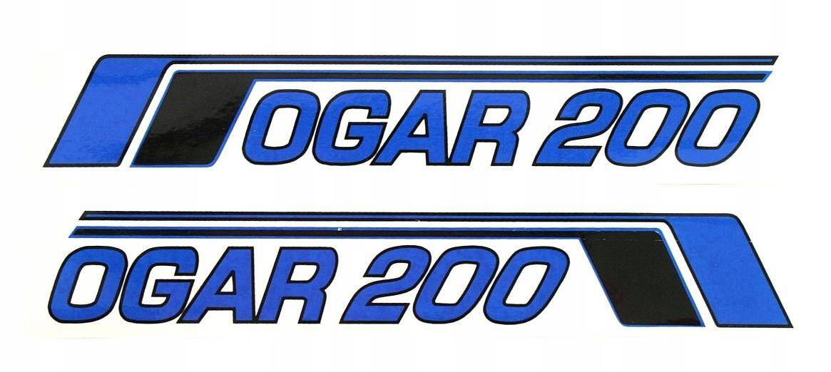 Naklejka OGAR 200- niebieska kpl. L+P (Zdjęcie 3)