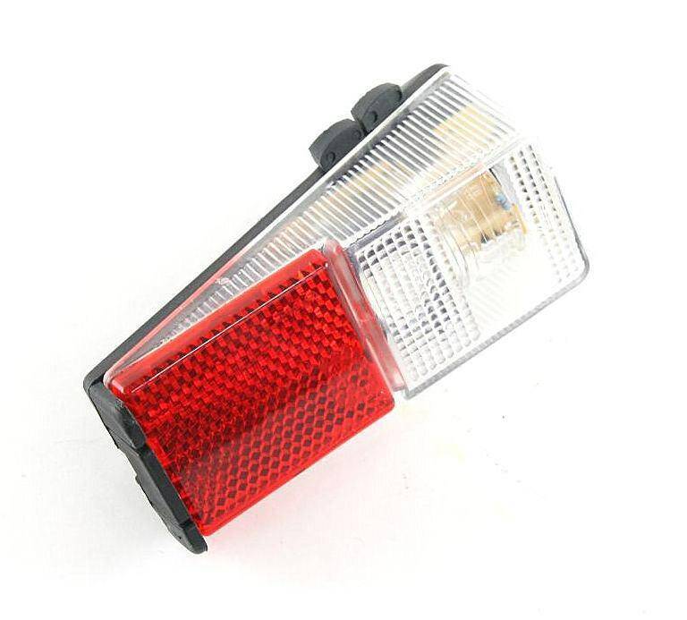 Lampa rowerowa tył+ św. postoj. 