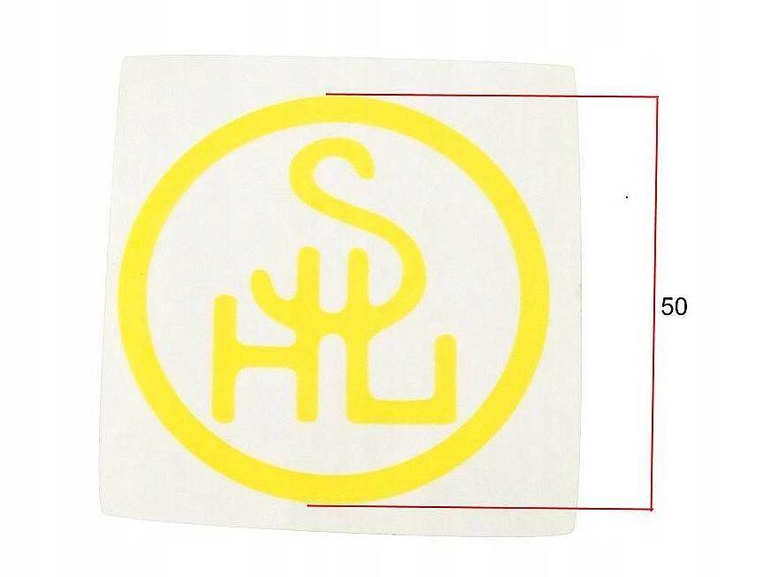 Naklejka SHL- żółta (Zdjęcie 3)