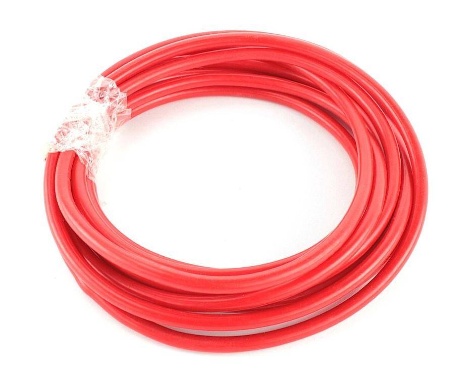 Przewód napięcia silikonowy czerwony- 5m