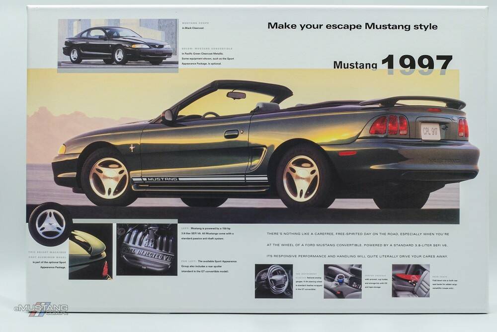 Płótno Mustang - 1997 rok