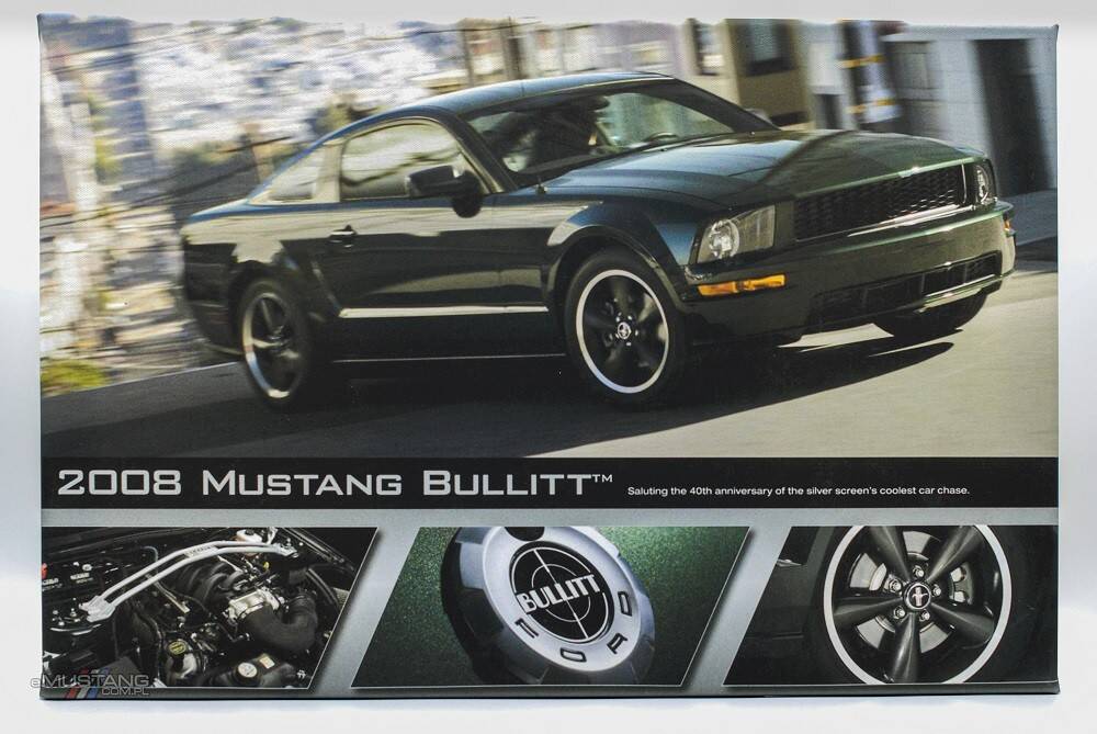Płótno Mustang Bullitt - 2008 rok (ver2)
