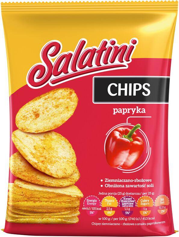 Salatini Chips papryka 25g /16/