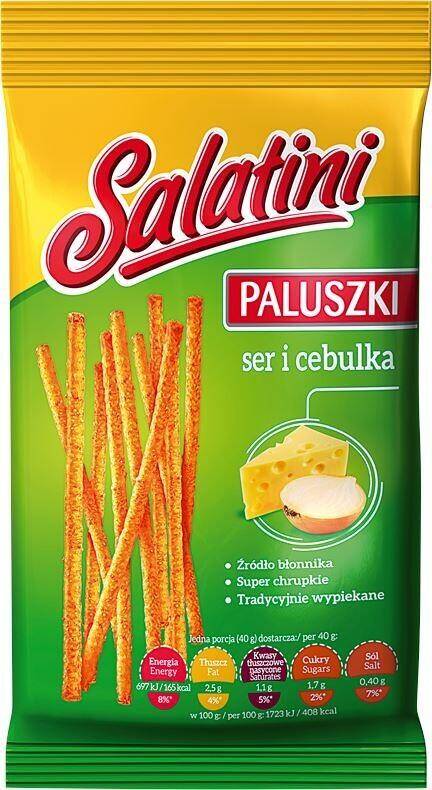 Salatini paluszki serowo-cebulowe 40g/42