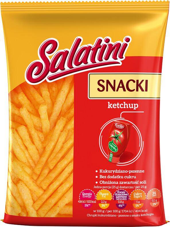 Salatini snack ketchup 25g /16/