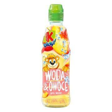 Kubuś Play woda&owoc brzoskwinia 0,4l/12