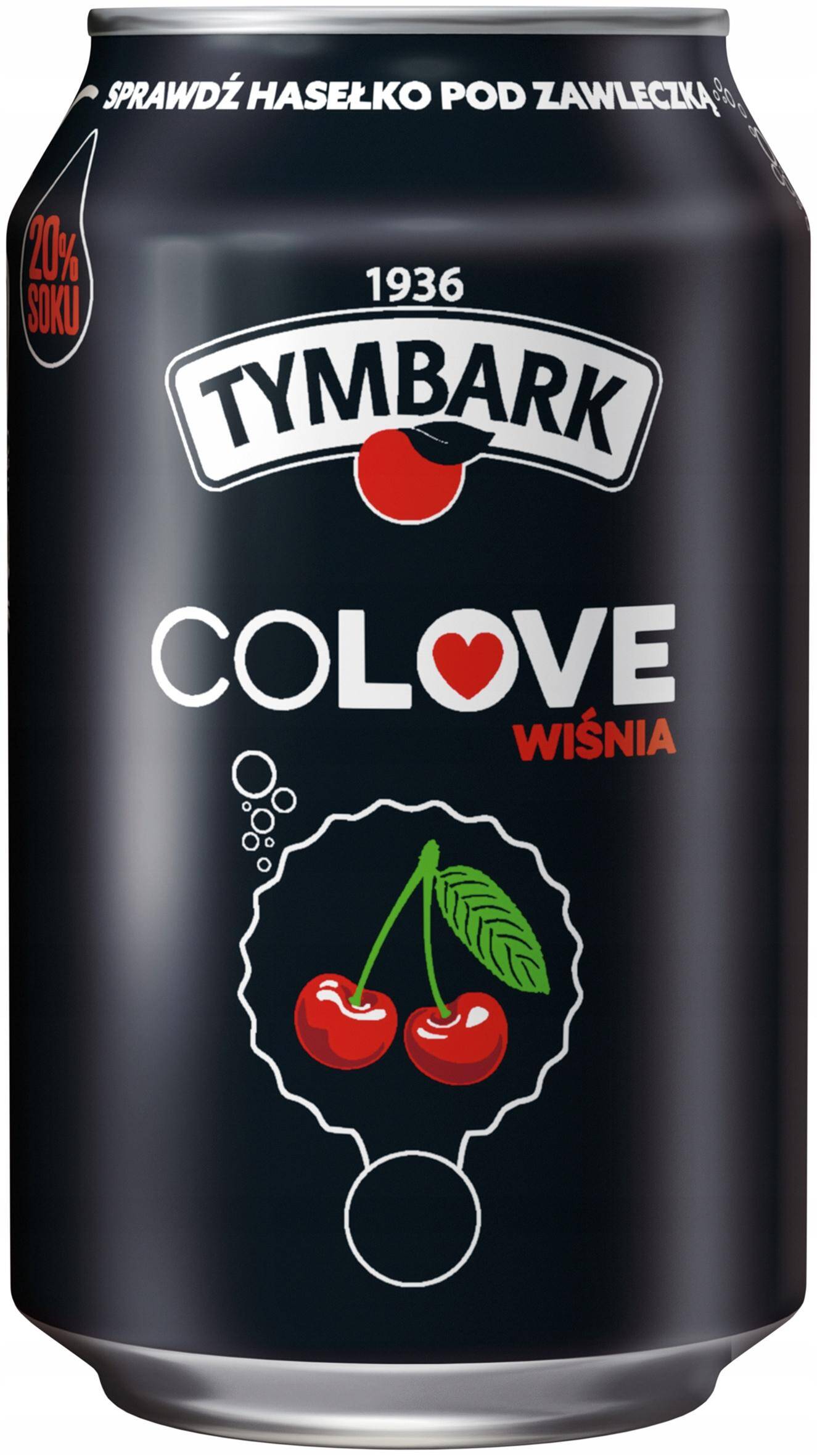 Tymbark Colove COLA-WIŚNIA 330 ml /12/ (Zdjęcie 1)