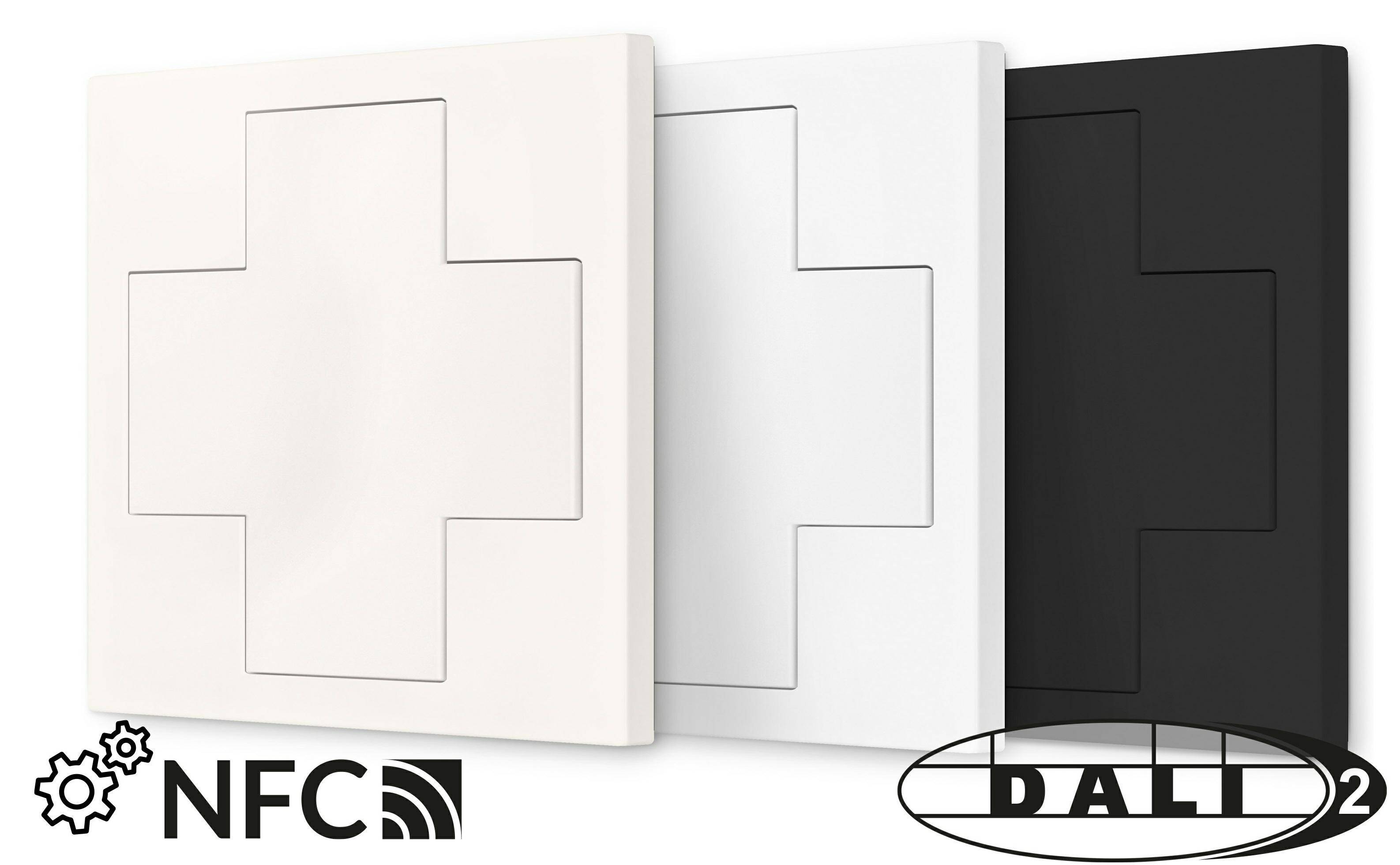 DALI-2 Switch Cross NFC NFC RAL9010