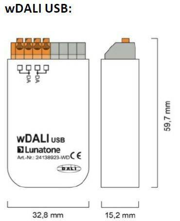 wDALI USB Sterowanie LUNATONE