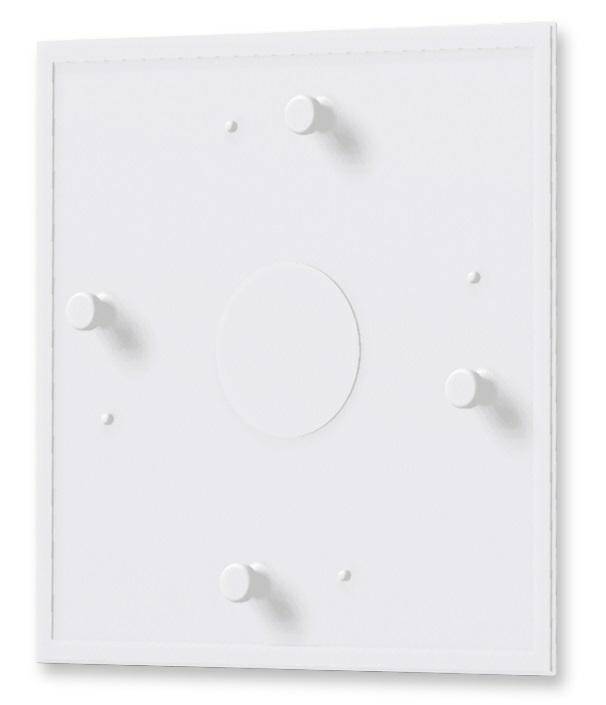mounting plate white Sterowanie LUNATONE