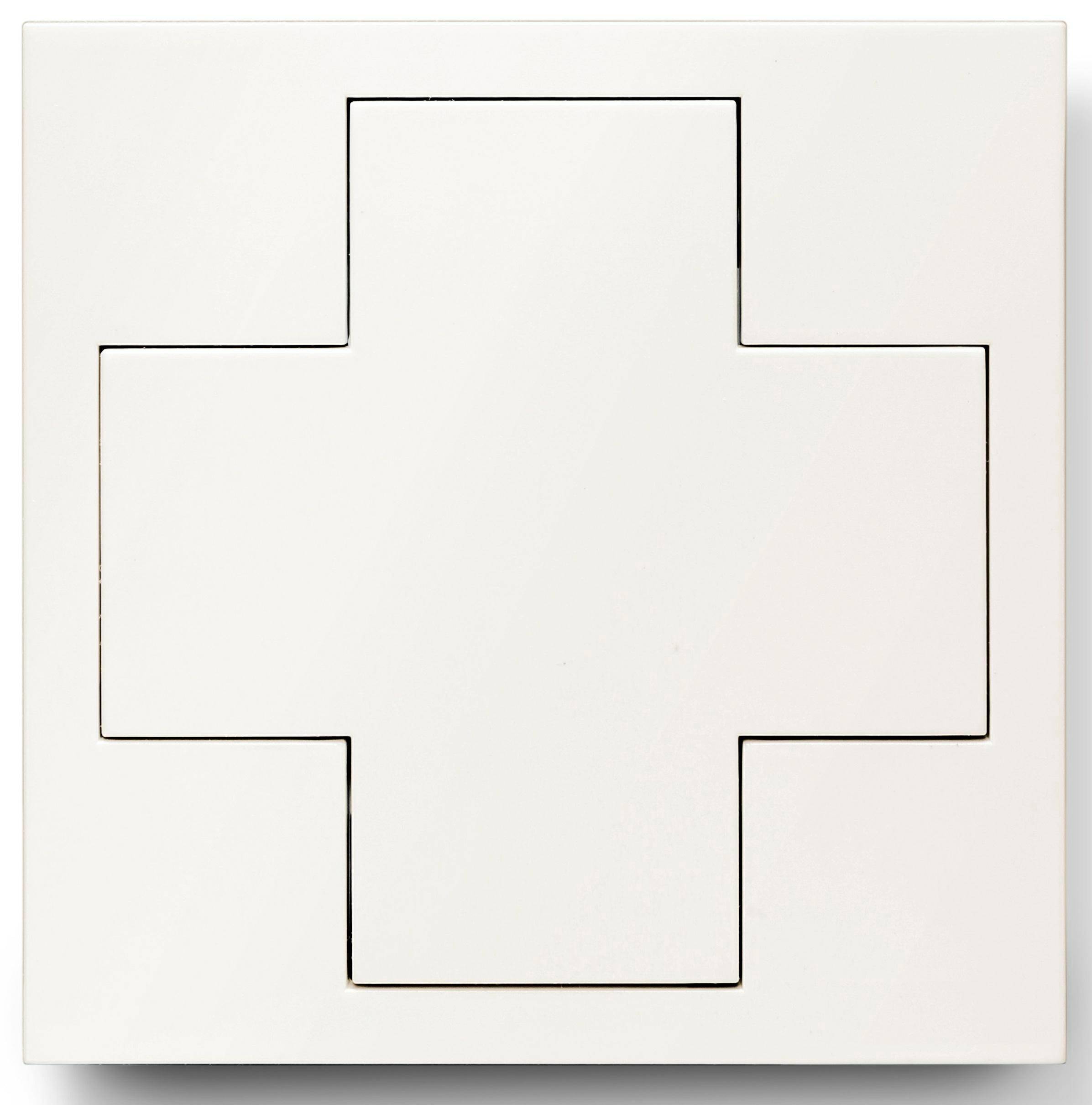 wDALI Switch Cross white RAL9010