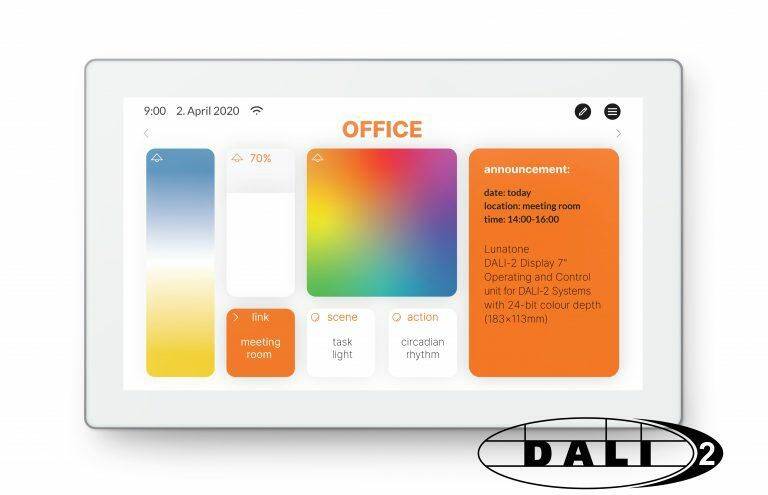 DALI-2 Display 7” Plus white