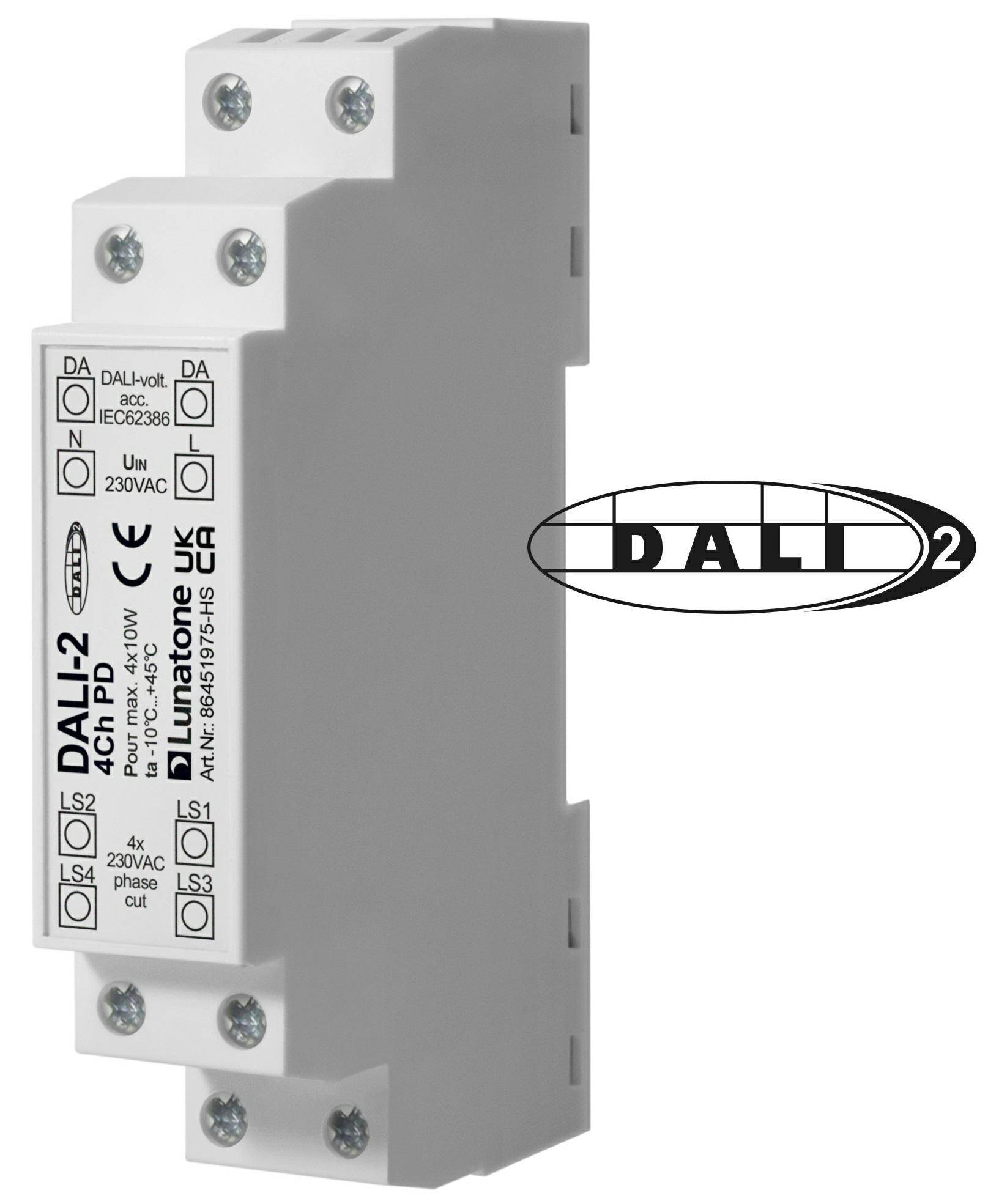 DALI-2 4CH PD Sterowanie LUNATONE