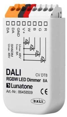 DALI DT8 RGBW LED Dimmer 8A