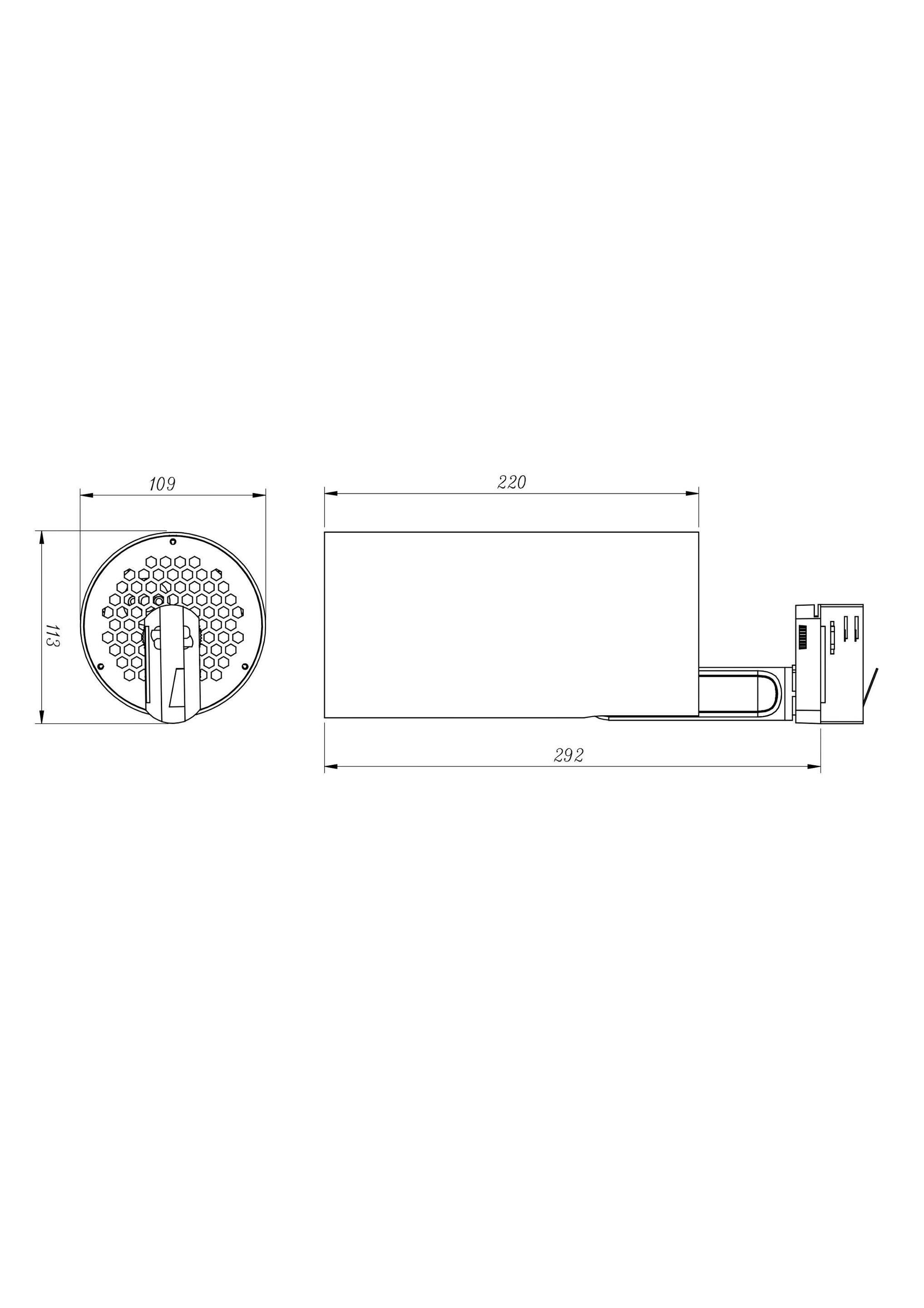 Helios Reflektor LED 19W 930 40D czarny