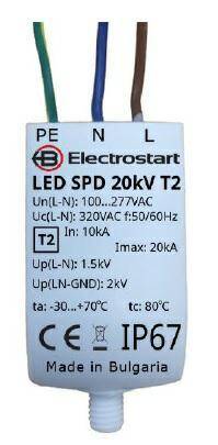 Układ przeciwprzepięciowy LED SPD 20kV
