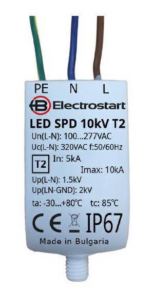 Układ przeciwprzepięciowy LED SPD 10kV