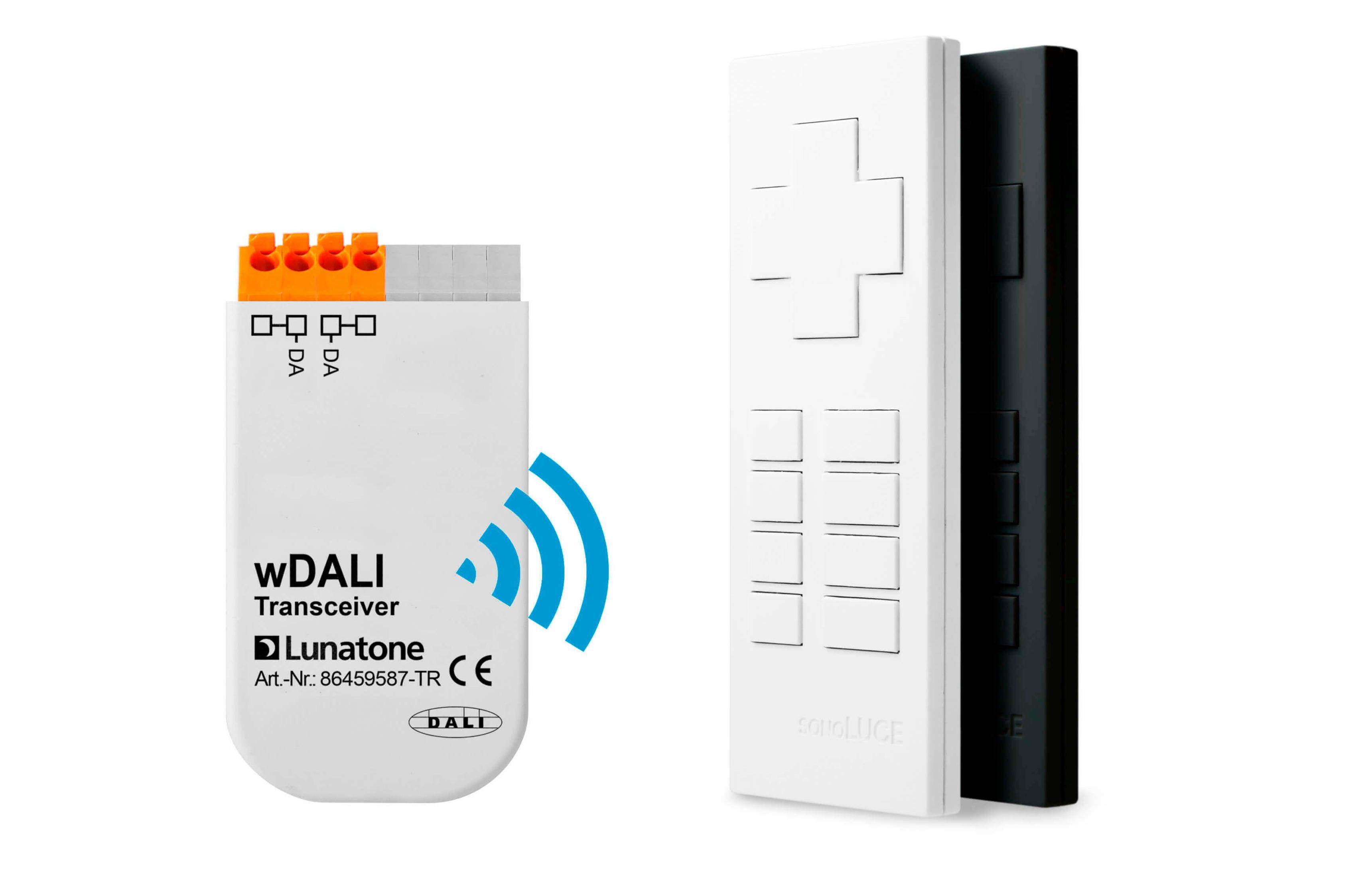 wDALI Remote bwhite +Transceiver