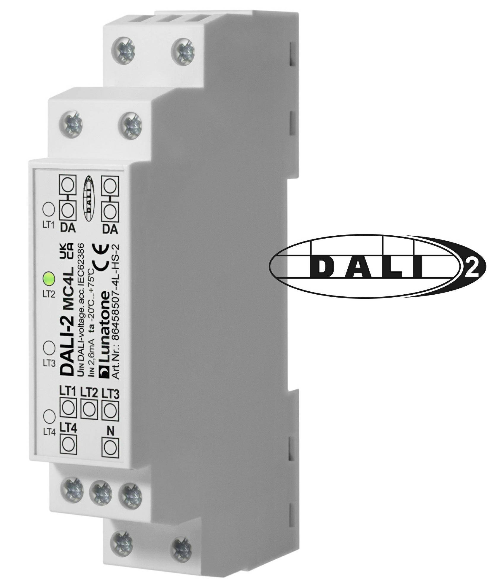 DALI-2 MC4L DIN Rail Sterowanie LUNATONE