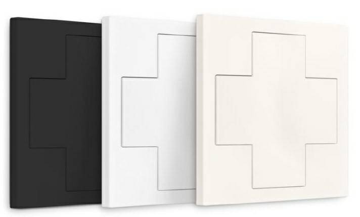 DALI Switch Cross white RAL9016