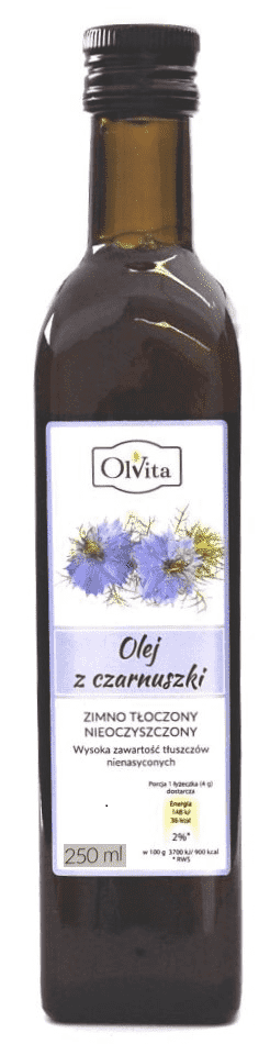 Olvita Olej z czarnuszki zimno tł.250ml