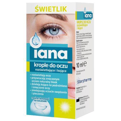 IANA Krople do oczu Świetlik 10ml