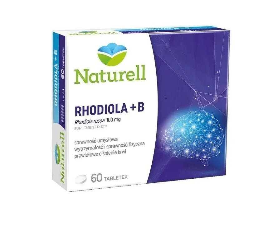 Rhodiola +B /NATURELL/tabl.-60 tabl.