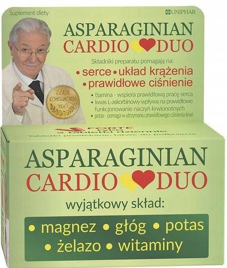 Asparaginian CardioDuo /UNIPHAR/-50tabl