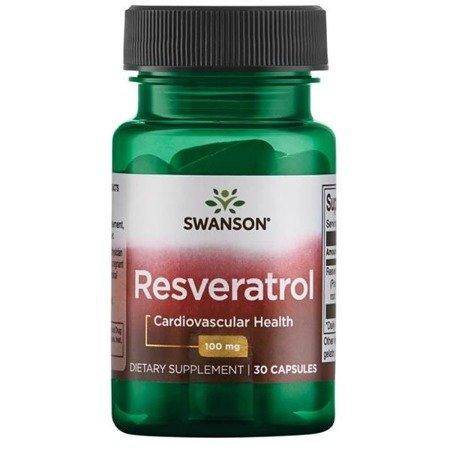 SWANSON Resveratrol 100mg 30 kaps.