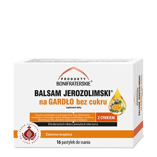 Balsam jerozolimski na gardło b/c 16past