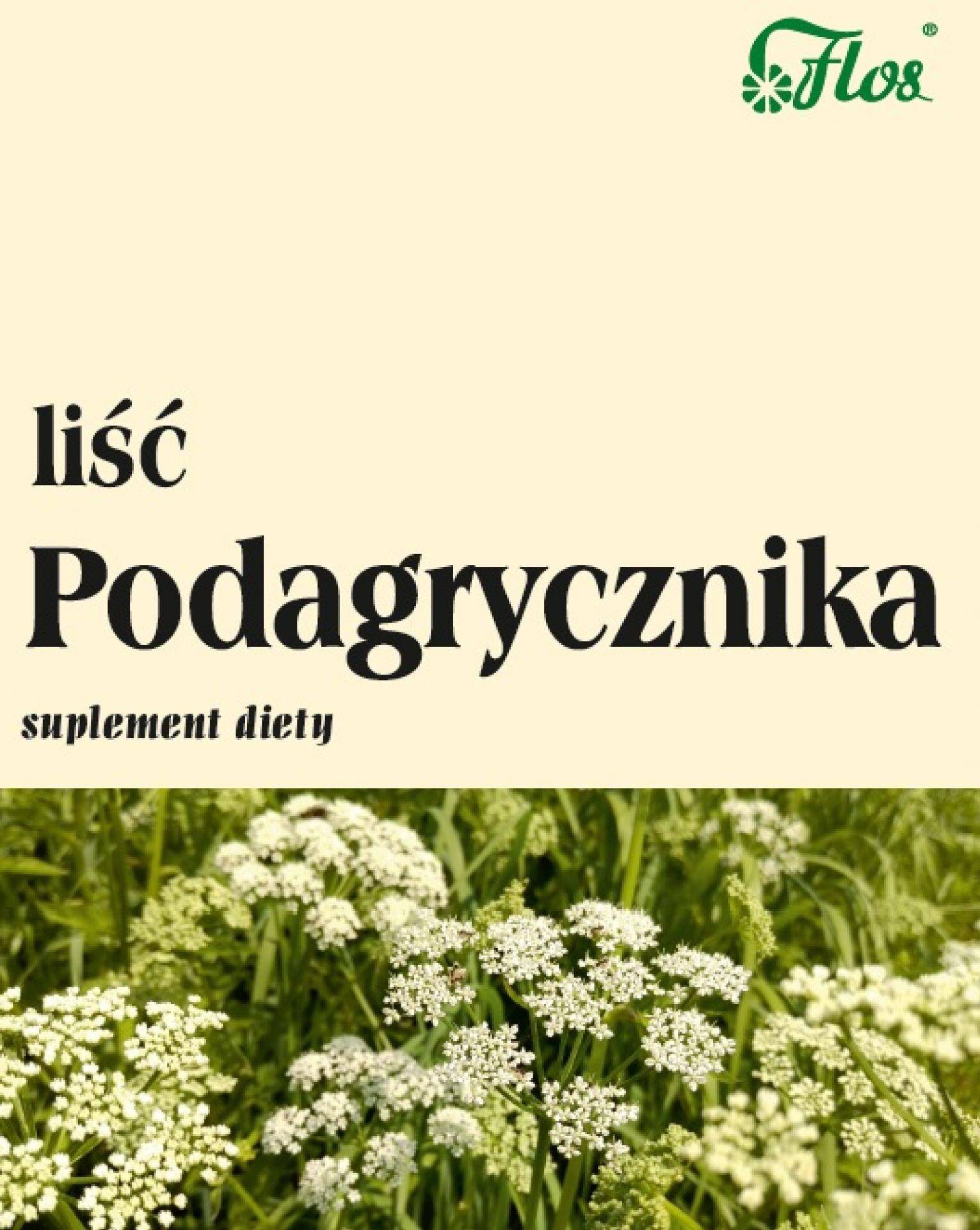 Zioł.Liść Podagrycznika 50g FLOS