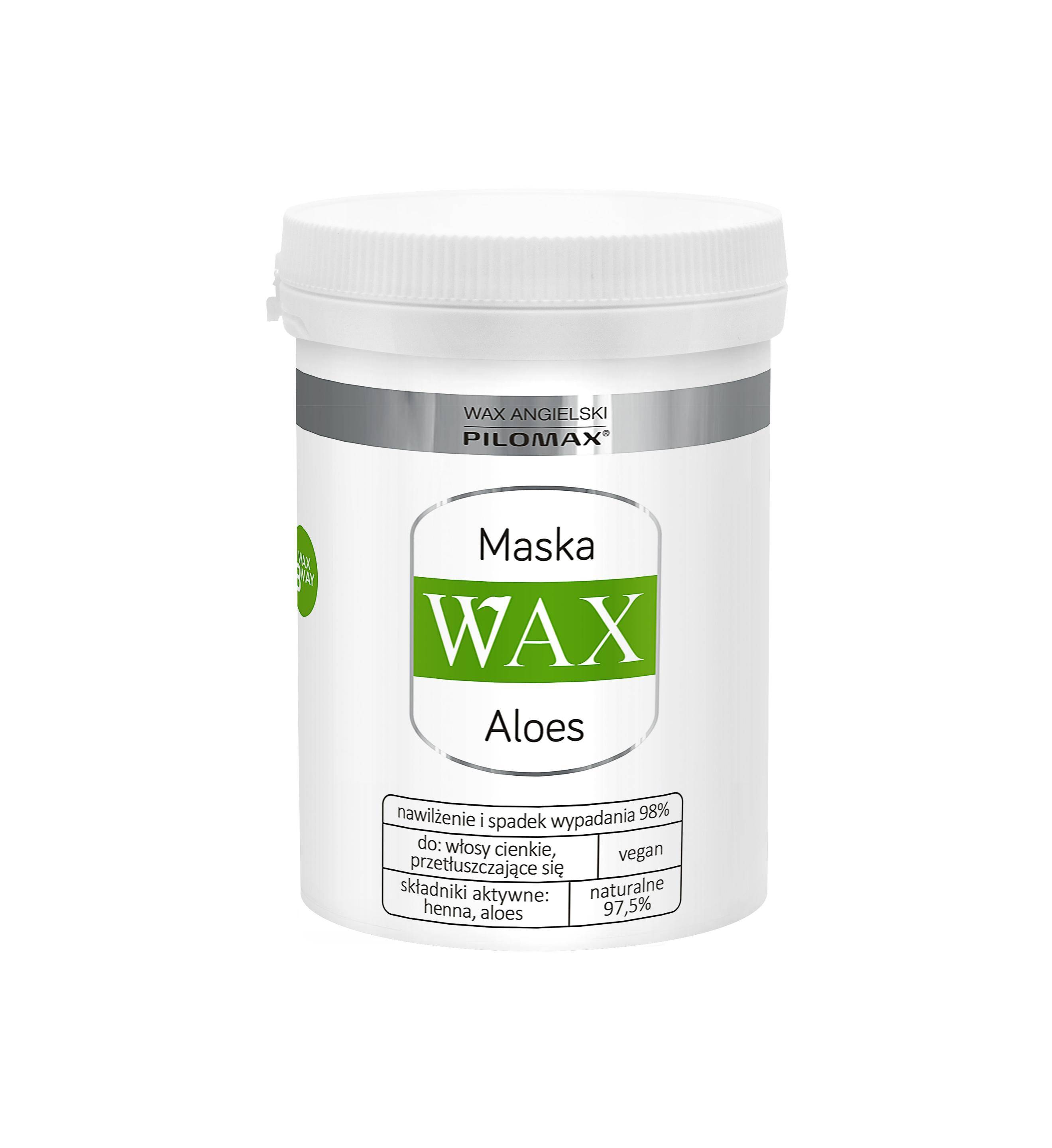 WAX Pilomax Maska Aloes wł.cienkie 240ml