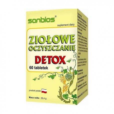 Detox ziołowe oczyszcz. /SANBIOS/-60tab