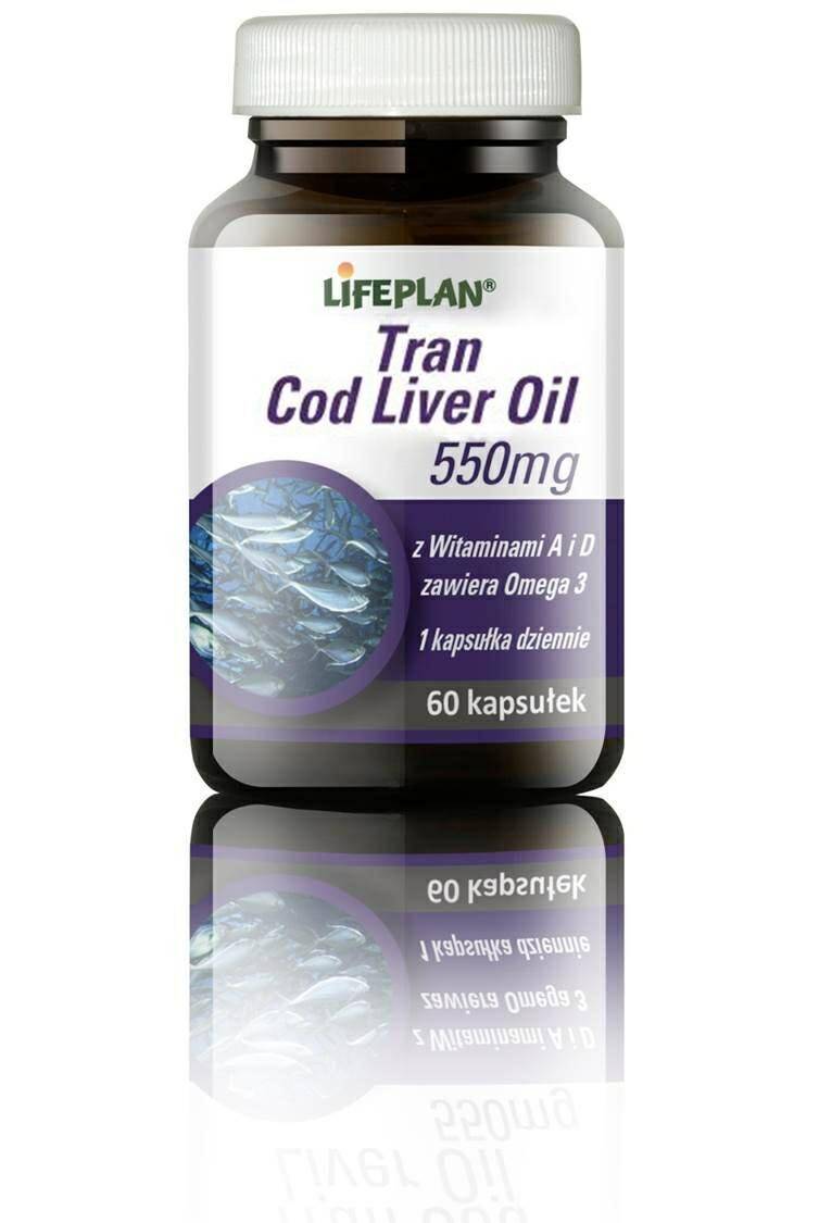 TRAN COD LIVER OIL 60 kaps. LIFEPLAN