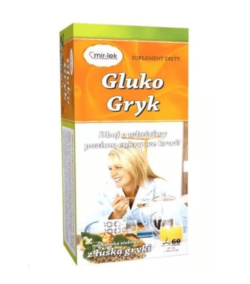 Zioł.fix Gluko-Gryk 60szt MIR-LEK