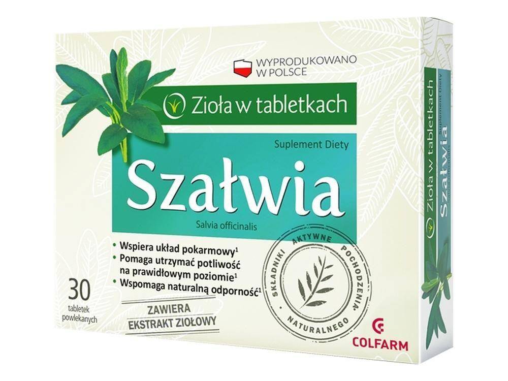 Colfarm Szałwia 30 tabl.powl.