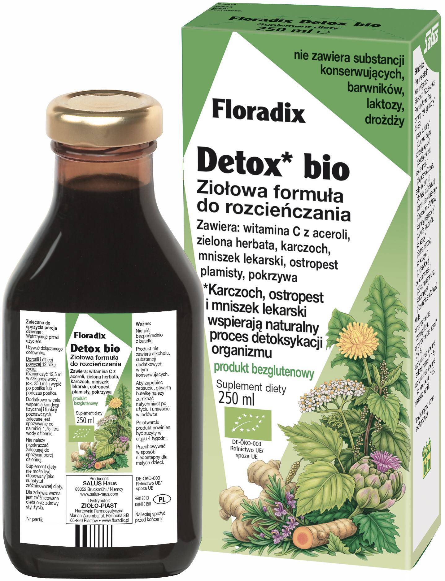 Floradix Detox bio 250ml (Zdjęcie 1)