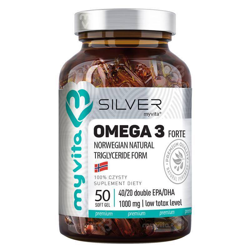 MYVITA SILVER PURE Omega-3 Forte 50 kaps