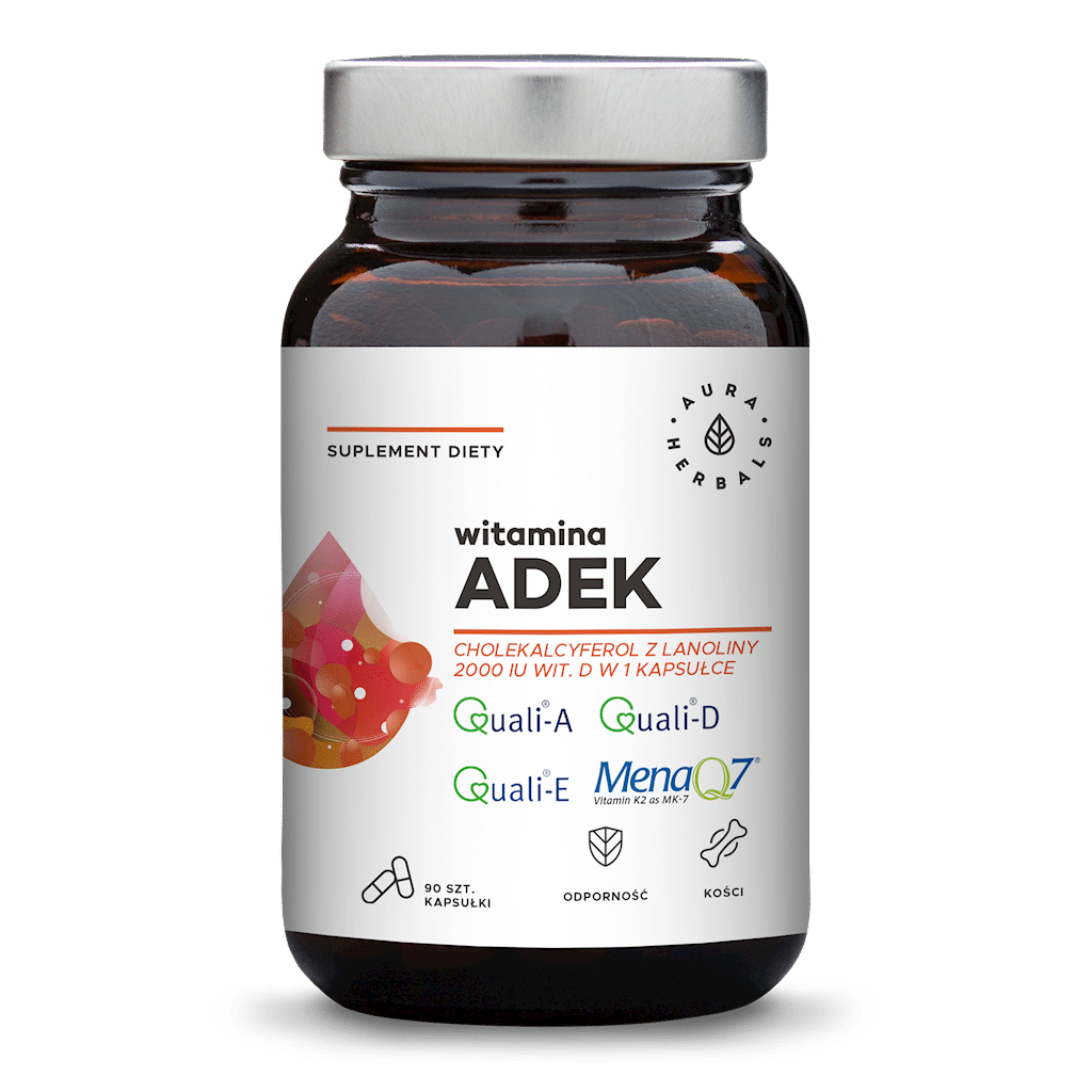 Witamina ADEK 90 kaps. AURA HERBALS