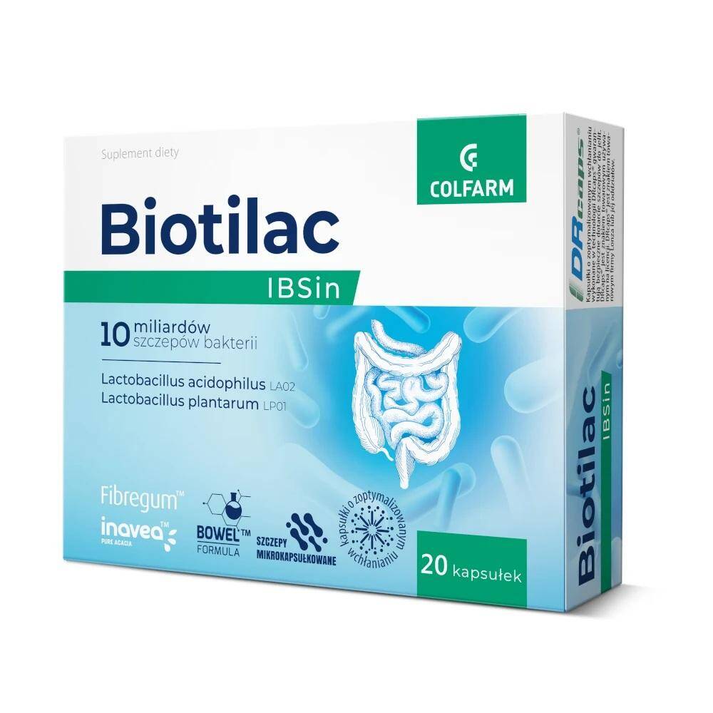 Biotilac Ibsin 20 kaps.Colfarm