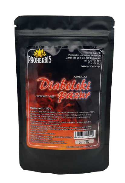 Proherbis Diabelski Pazur 50 g