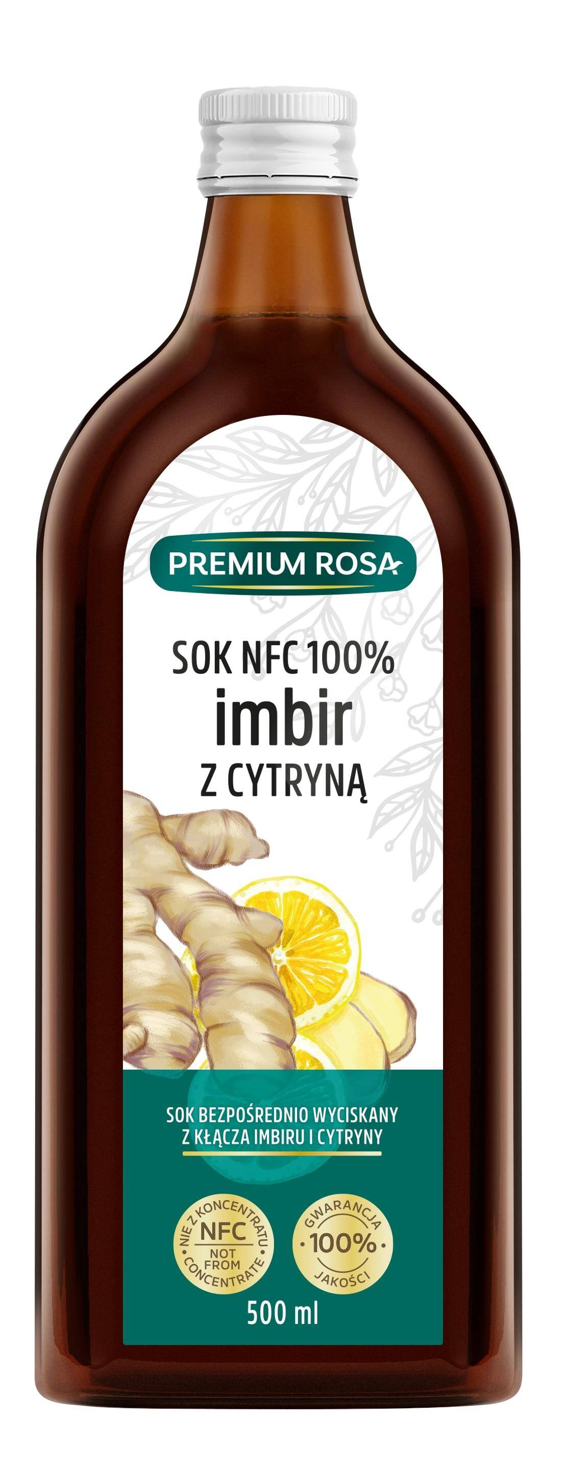 Premium Rosa Sok z imbirem i cytryną